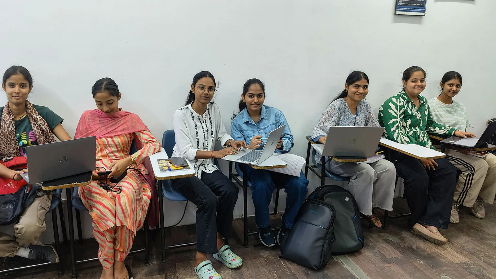 Computer lab training at Credible Academy Saharanpur