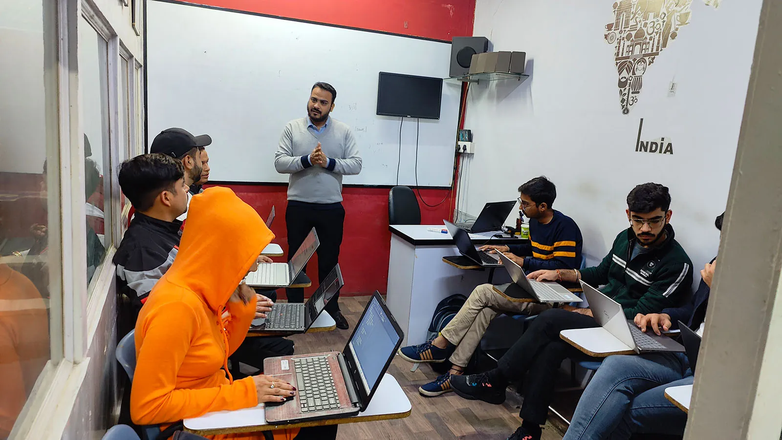 Classroom training session at Credible Academy, Saharanpur