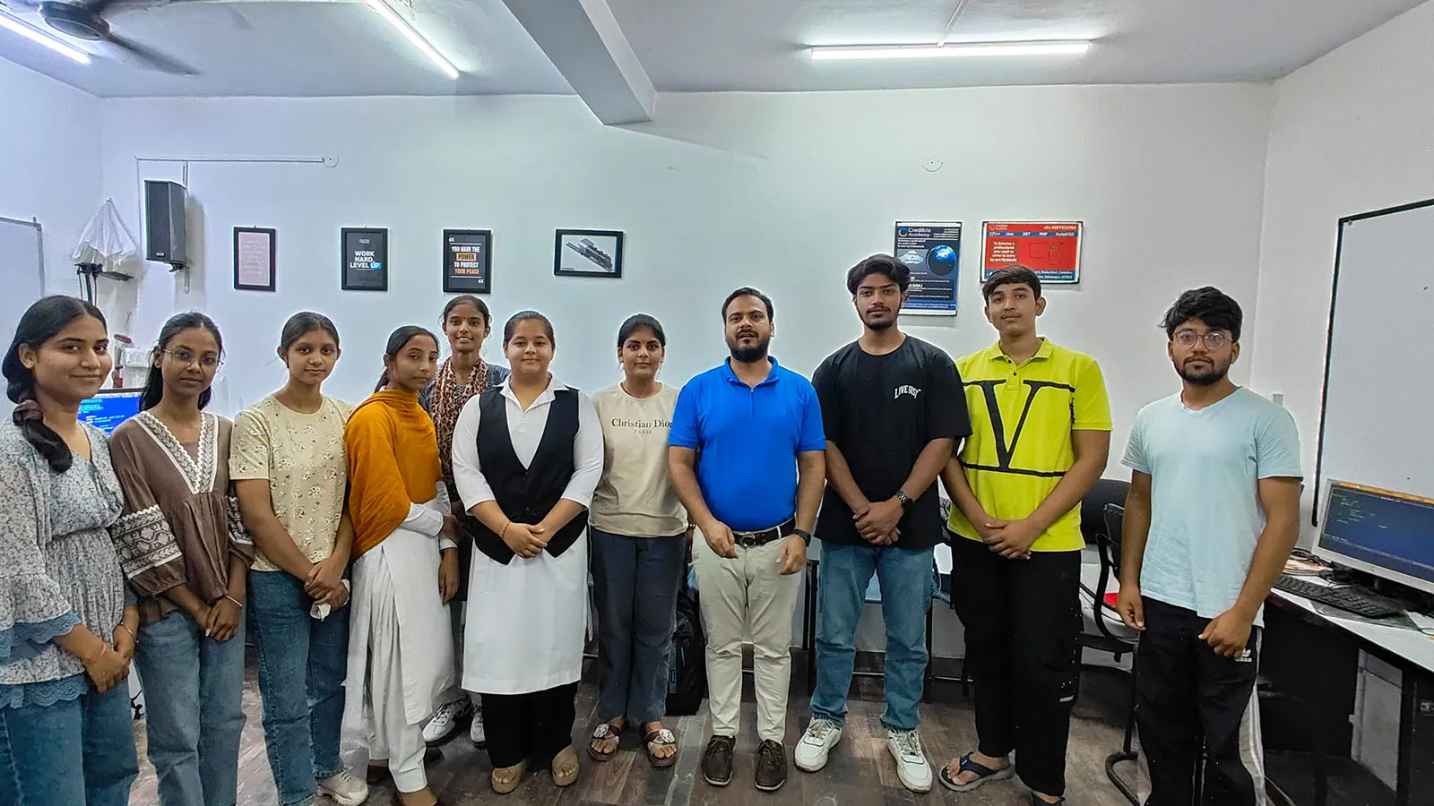Batch training session at Credible Academy, Saharanpur