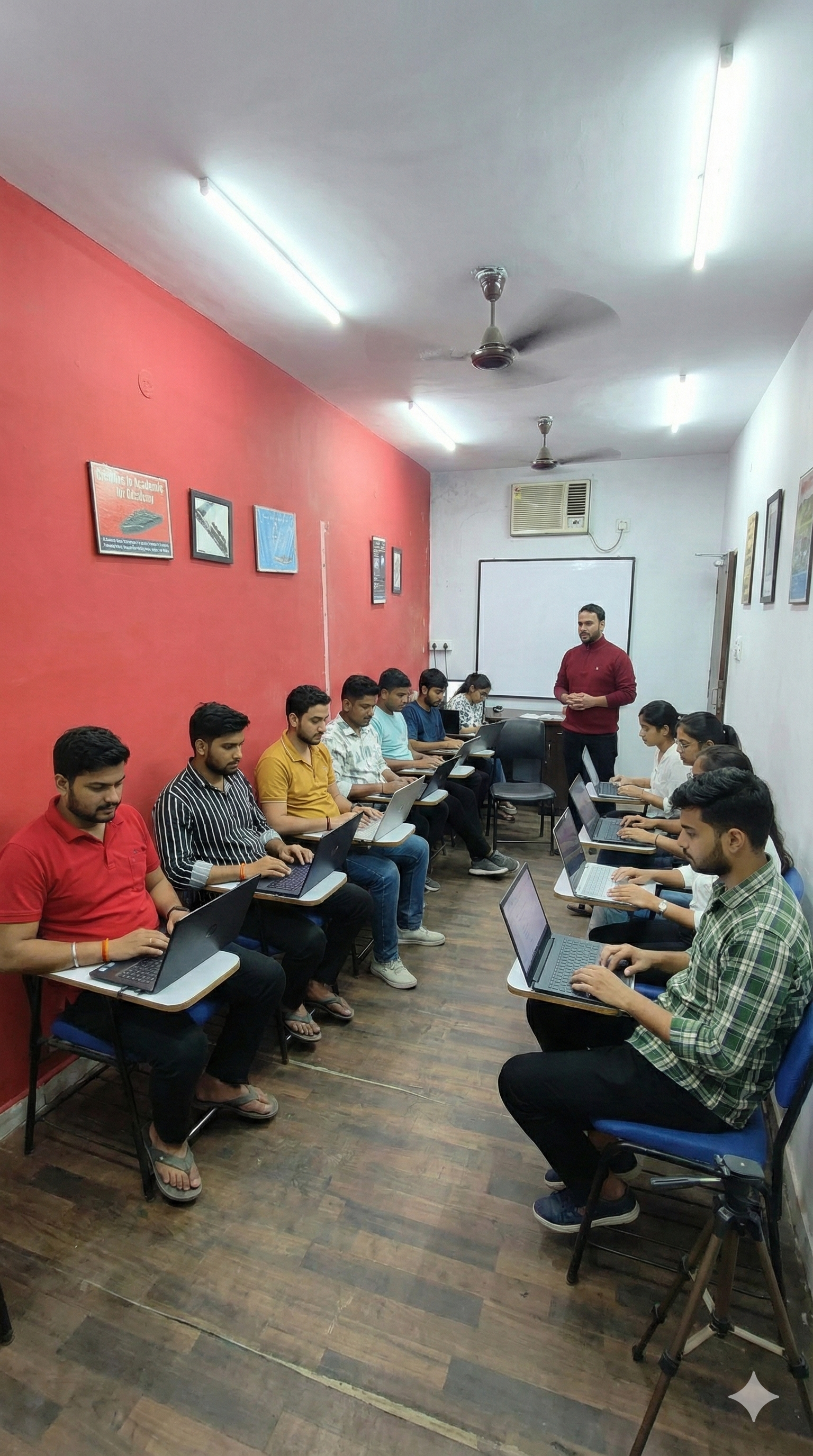 Student collaboration zone at Credible Academy Saharanpur